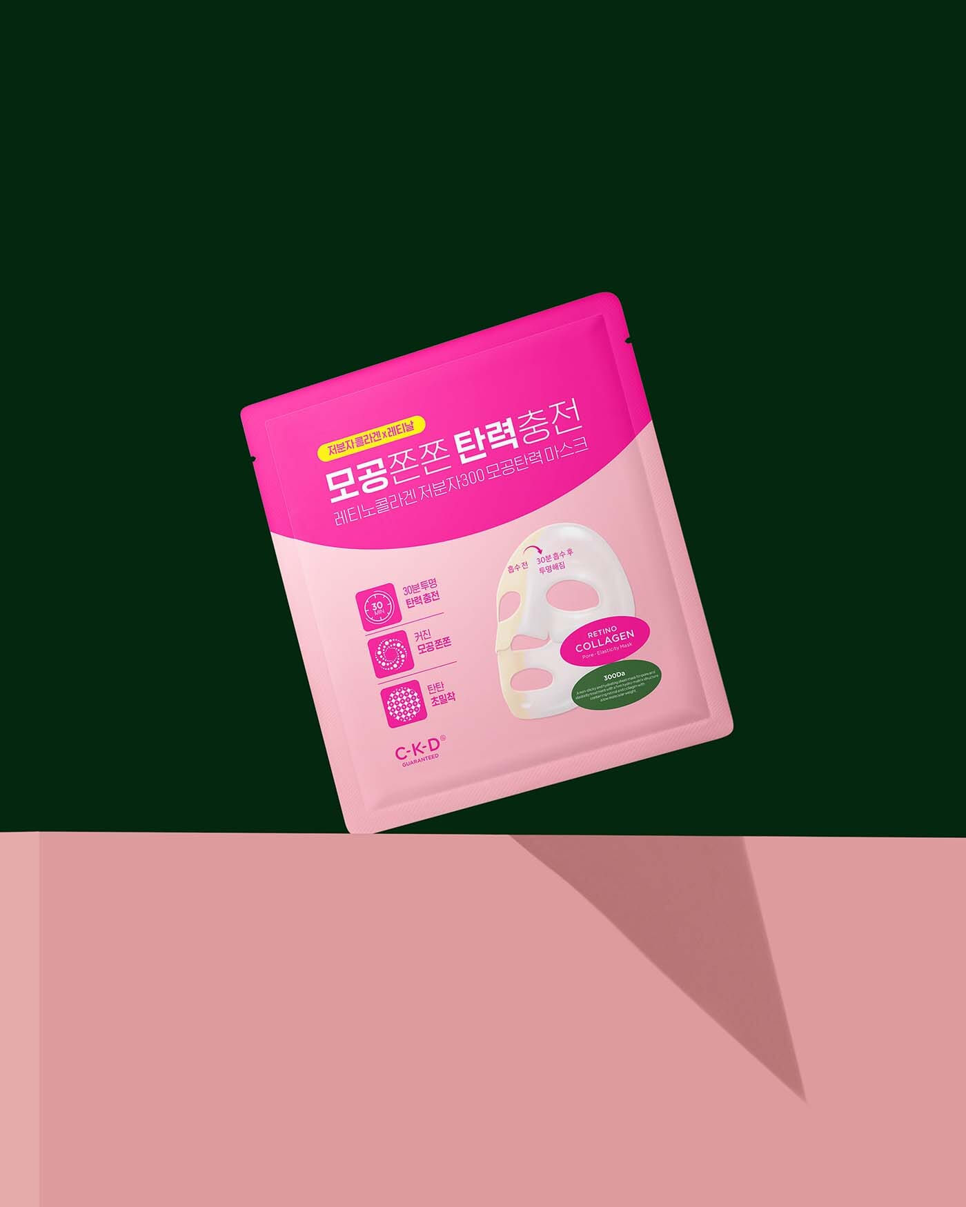 Retino Collagen Small Molecule 300 Pore & Elasticity Mask Sheet Mask CKD Guaranteed