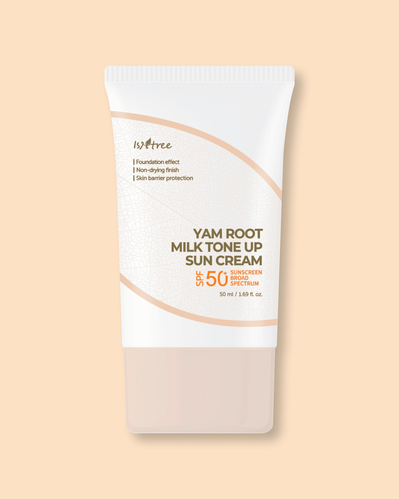 Yam Root Milk Tone Up Sun Cream SPF 50 Sunscreen ISNTREE 