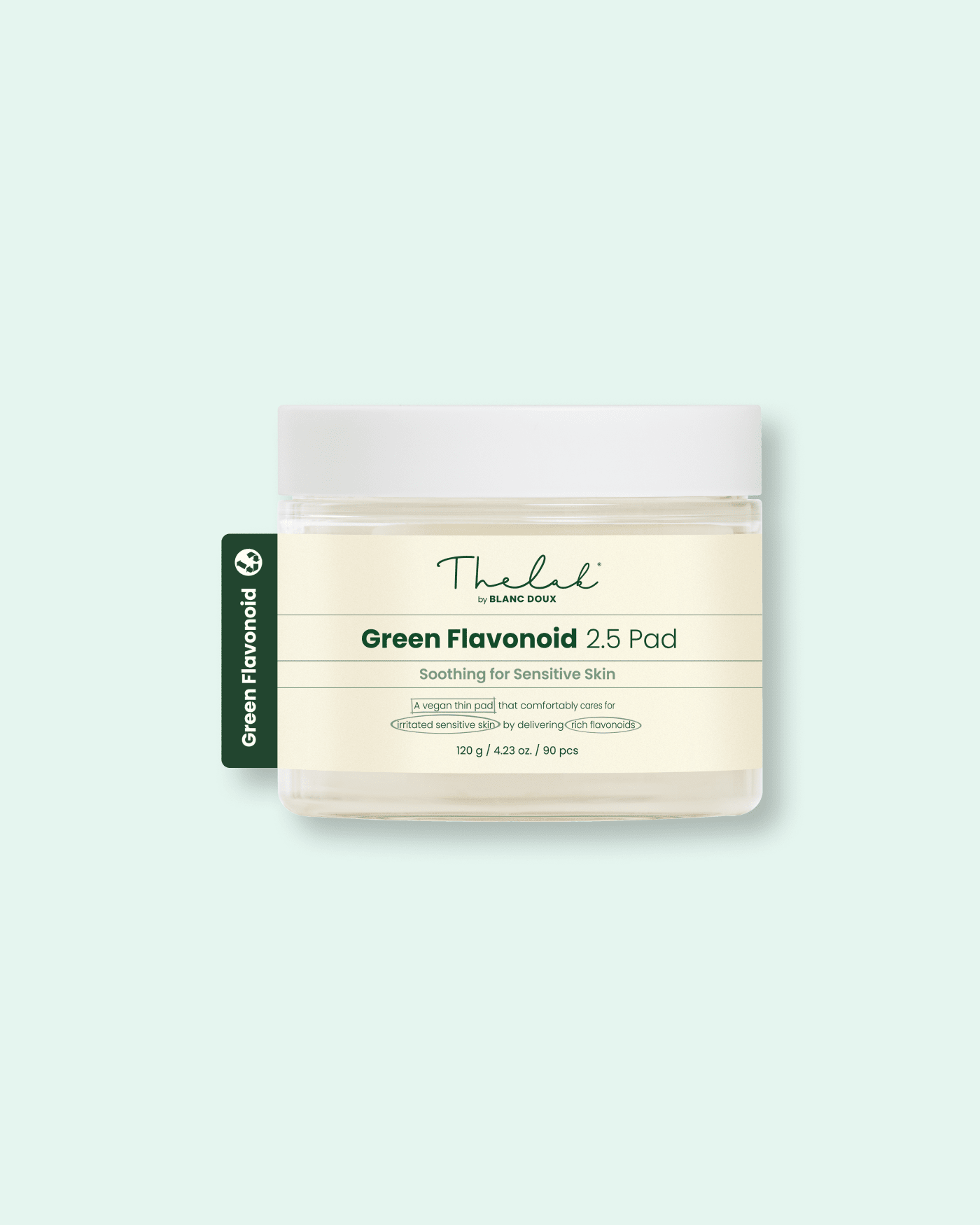 Green Flavonoid 2.5 Pads Toner The Lab By Blanc Doux 