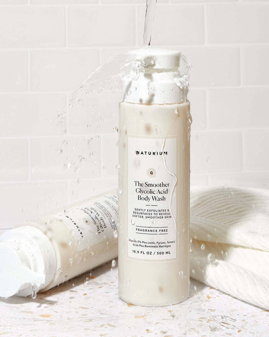 The Smoother Glycolic Acid Exfoliating Body Wash Body NATURIUM