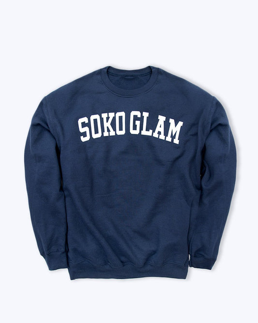 Soko Glam Collegiate Crewneck Sweatshirt SWAG SOKO GLAM