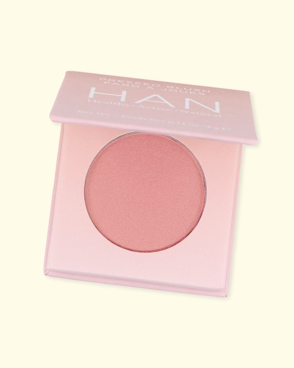 All Natural Pressed Blush - Coral Candy Blush HAN SKINCARE COSMETICS 