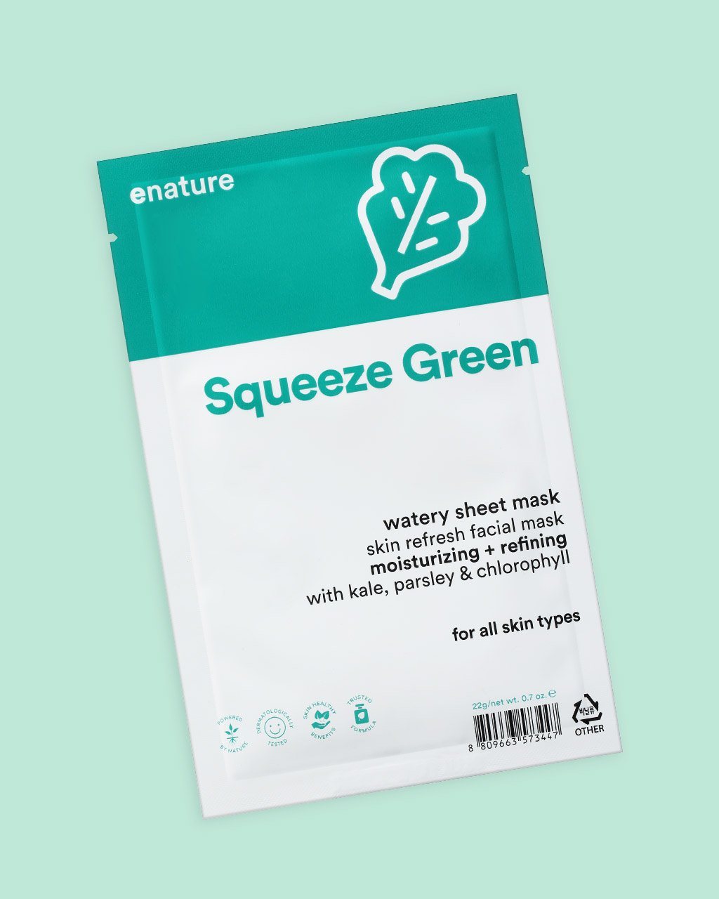 Squeeze Green Watery Sheet Mask Sheet Mask ENATURE 