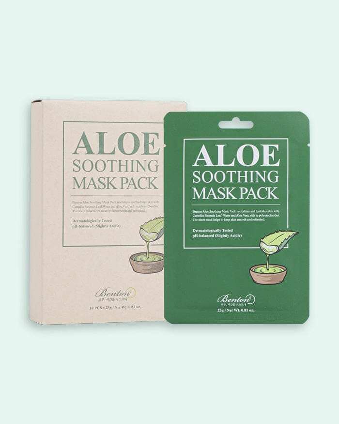 Aloe Soothing Mask Pack (10 Pack) Sheet Mask BENTON 