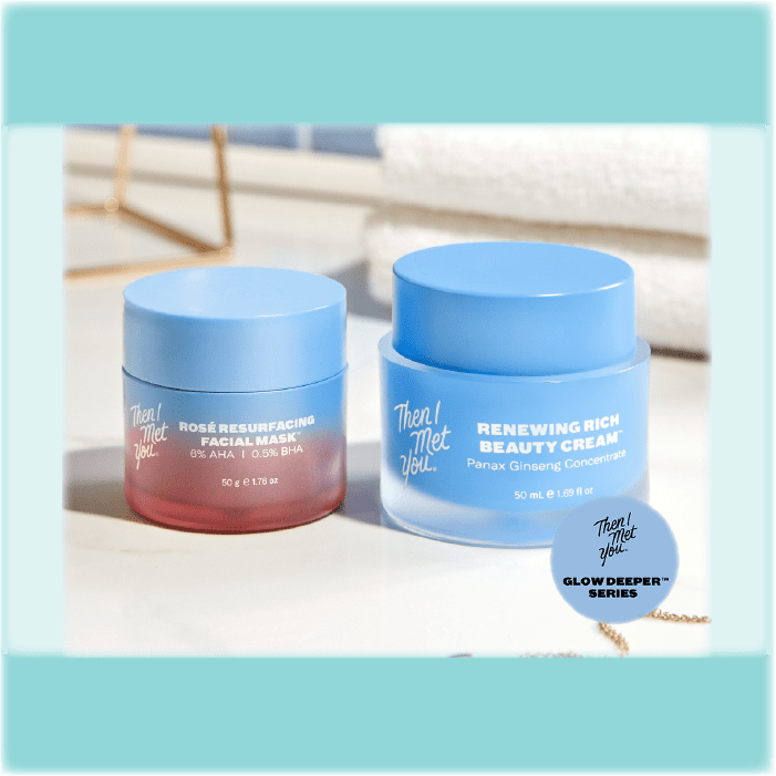 Glow Deeper Series: This Potent Skin Care Duo Resets and Renews Your Skin With A Gentle Blend of Acids and Ginseng Infused Hydration