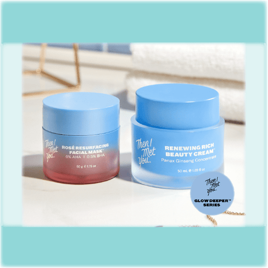 Glow Deeper Series: This Potent Skin Care Duo Resets and Renews Your Skin With A Gentle Blend of Acids and Ginseng Infused Hydration