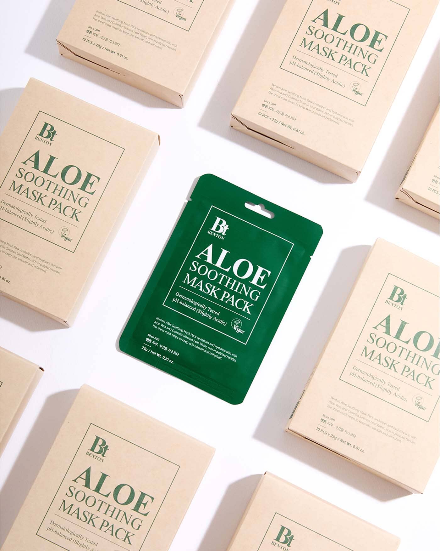 Aloe Soothing Mask Pack (10 Pack) Sheet Mask BENTON 