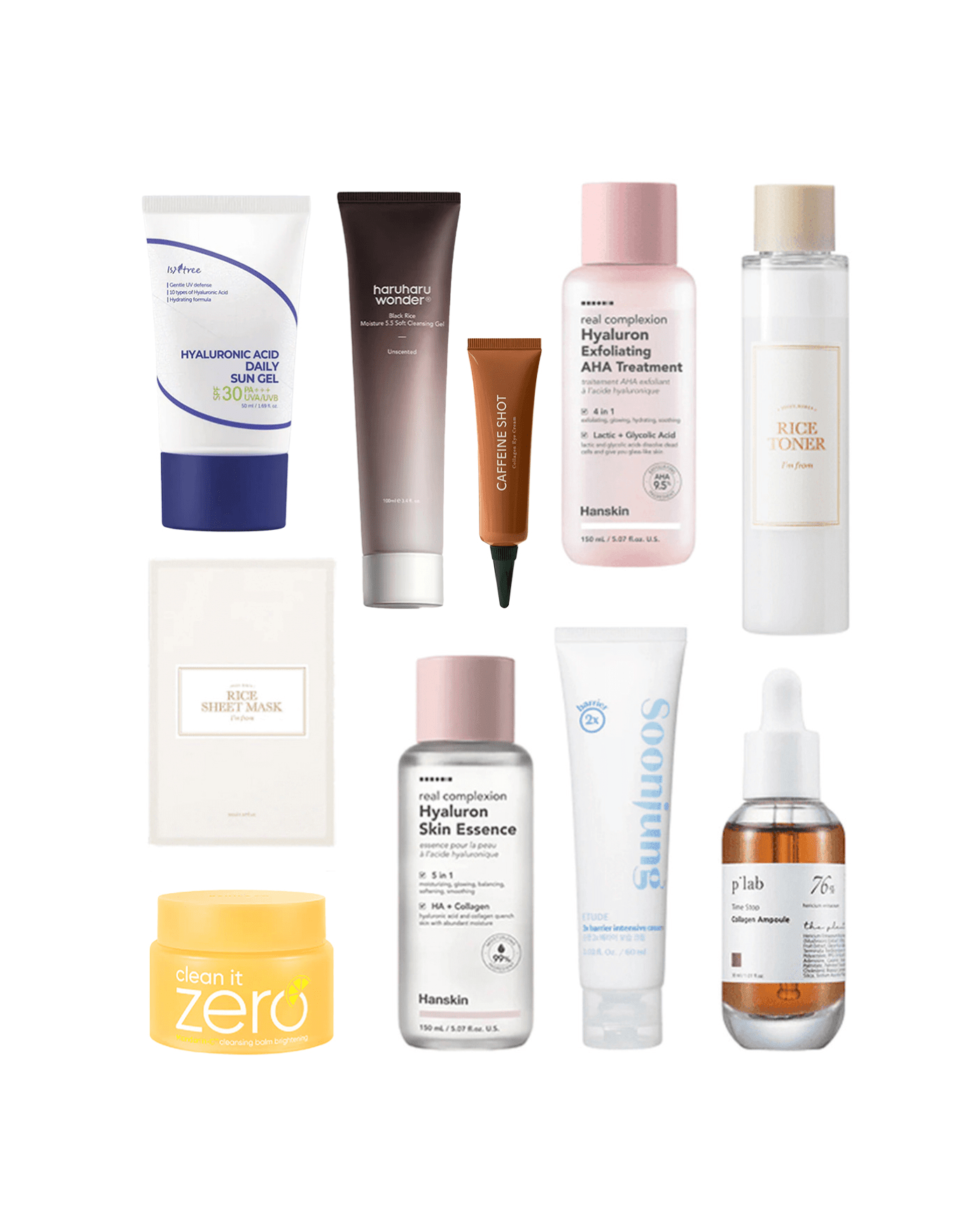 10-Step Korean Skin Care Routine Set (Dry Skin Type) Skincare Set SOKO GLAM 