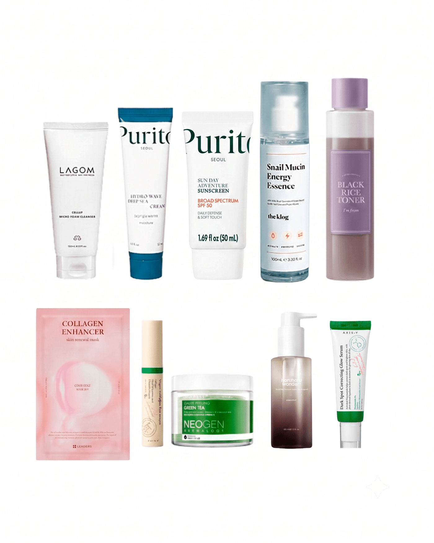 10-Step Korean Skincare Routine Set (Combination Skin Type) Skincare Set SOKO GLAM 