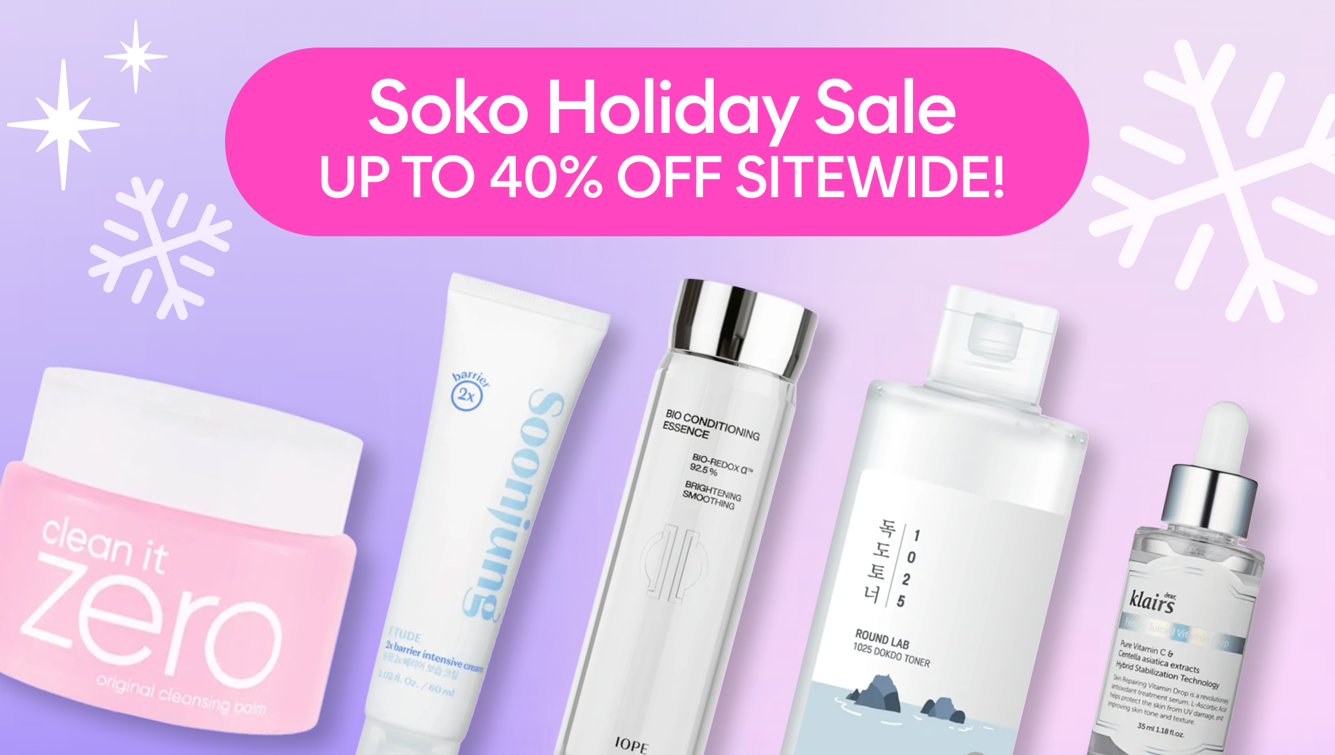 Shop up to 40% off sitewide