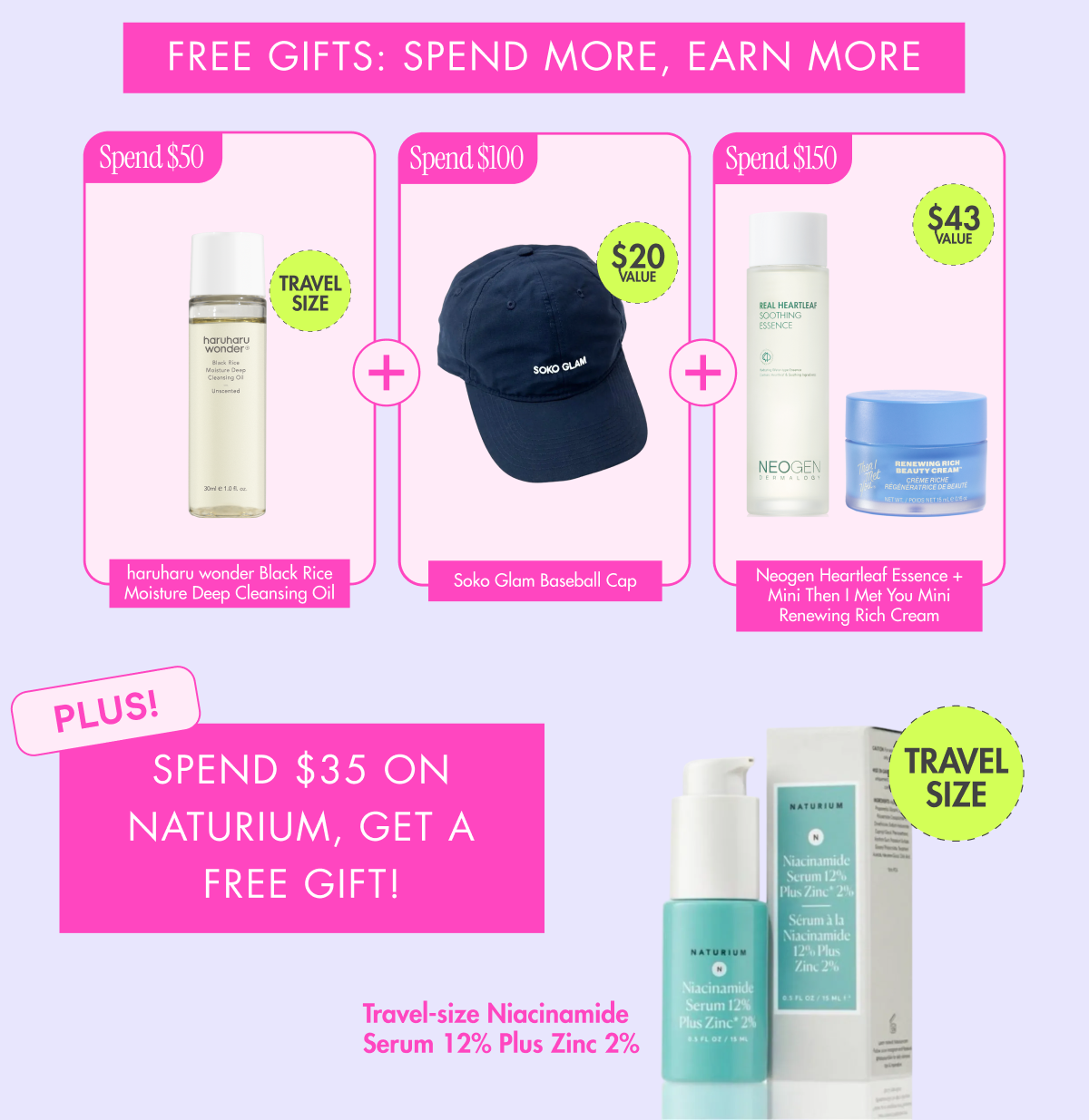 FREE Exclusive Gifts with Purchase