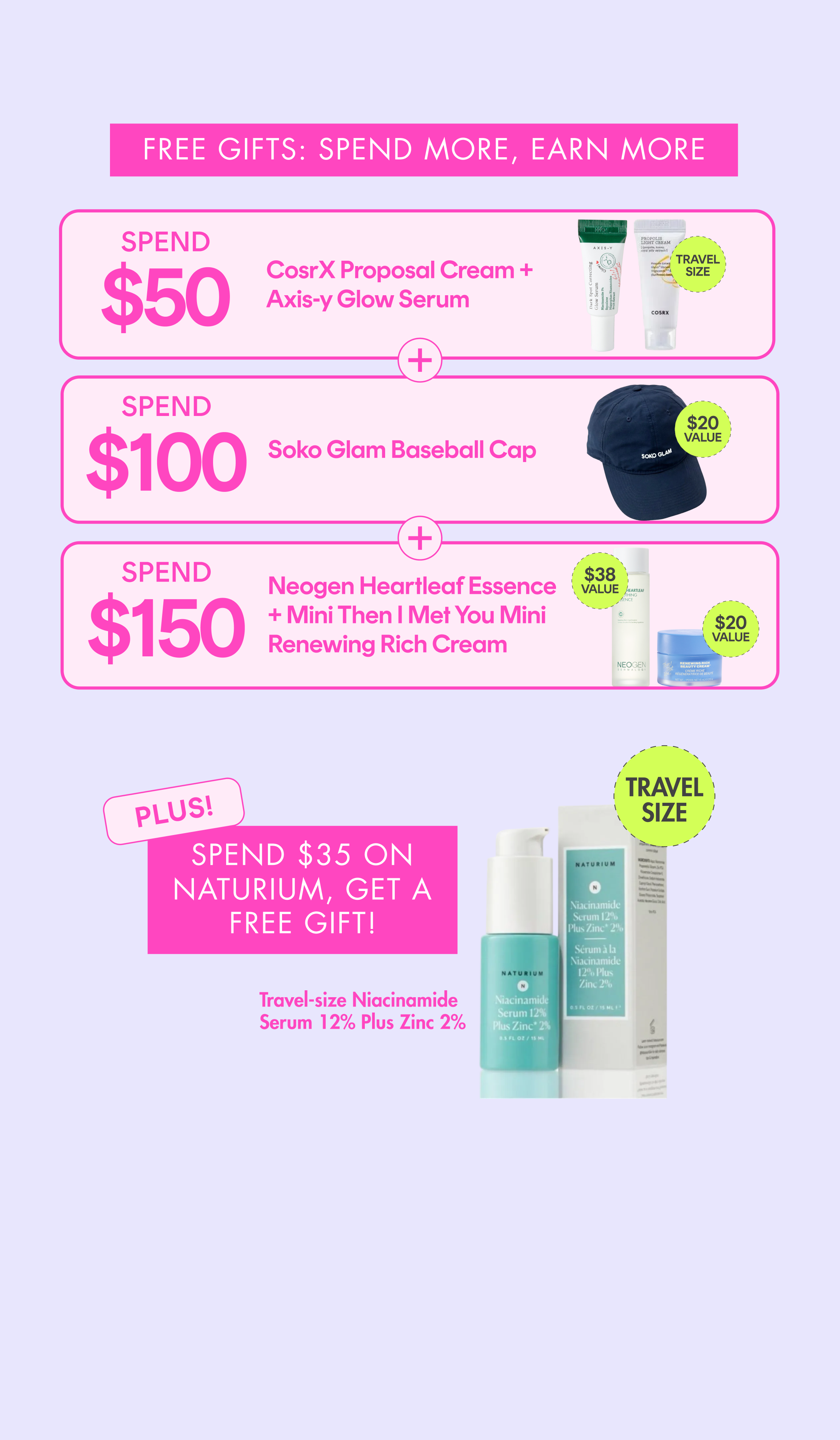 FREE Exclusive Gifts with Purchase