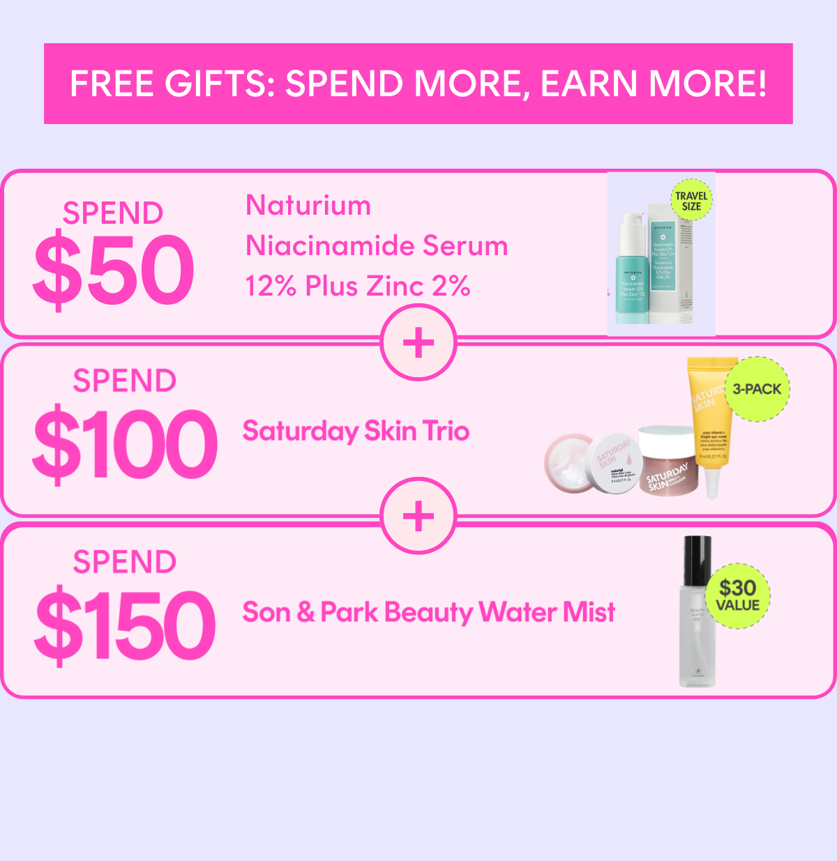 FREE Exclusive Gifts with Purchase