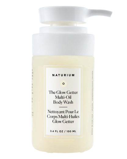 The Glow Getter Multi-Oil Body Wash Body NATURIUM 3.4 FL OZ - Mini 