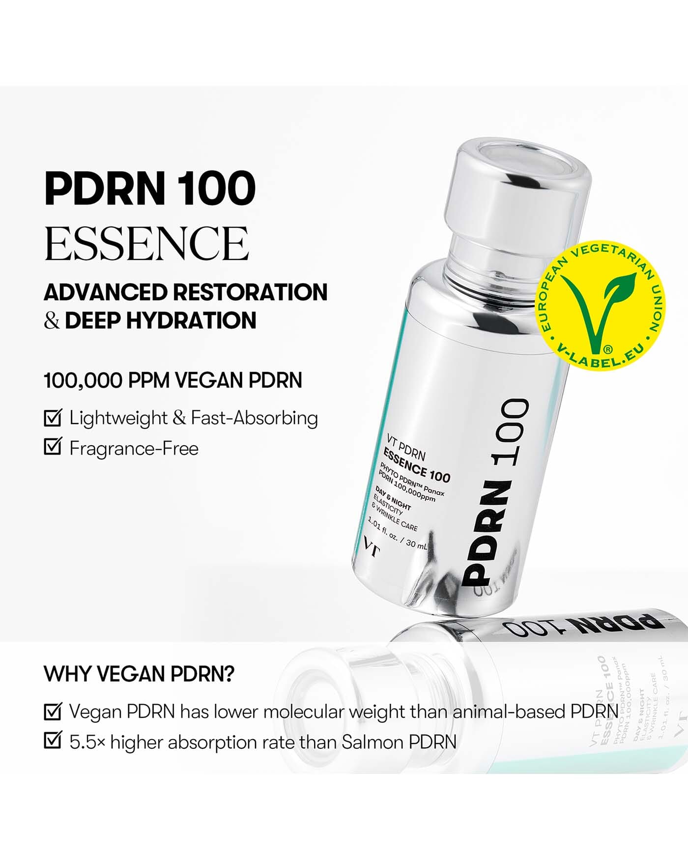 VT Cosmetics VT PDRN Essence 100 | Soko Glam