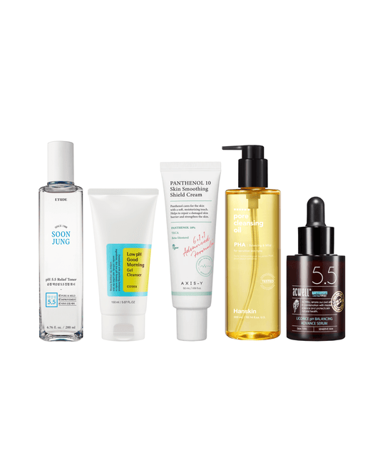 5-Step Combination Skin Set Skincare Set SOKO GLAM 