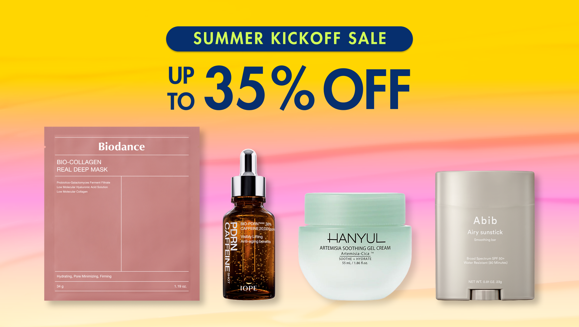 Summer Kickoff Sale: Up to 35% Off!