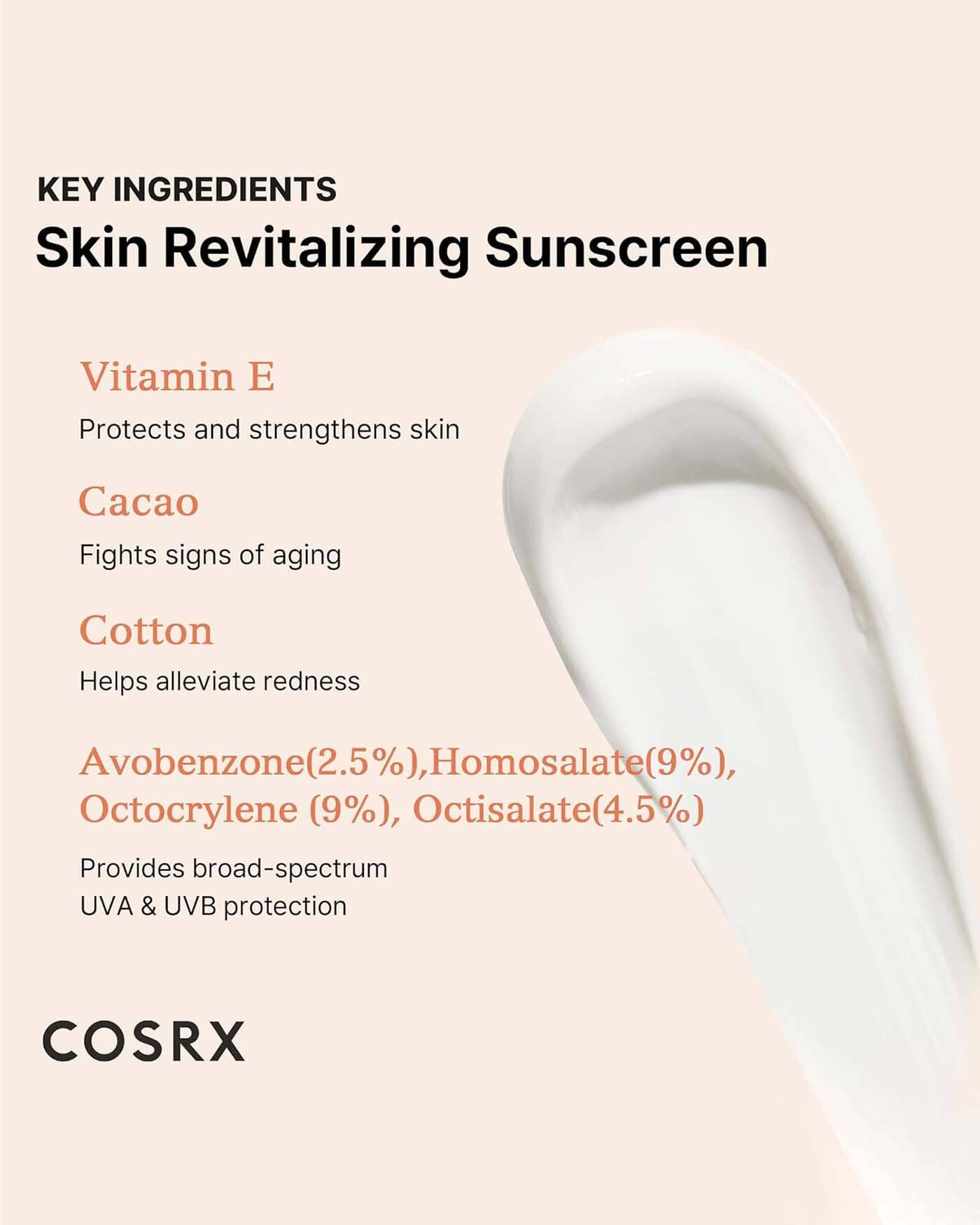 Vitamin E Vitalizing Sunscreen SPF 50+