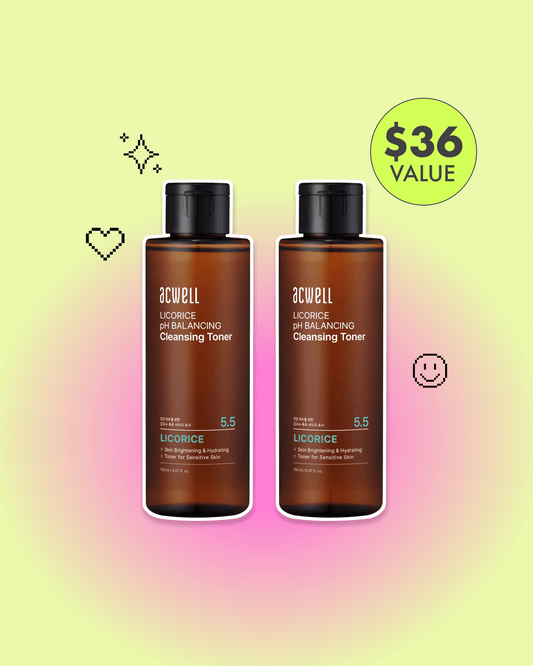 Acwell Toner Duo Value Set Skincare Set Soko Glam 