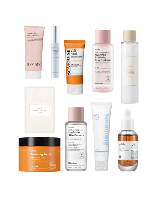 10-Step Korean Skin Care Routine Set (Dry Skin Type) Skincare Set SOKO GLAM 