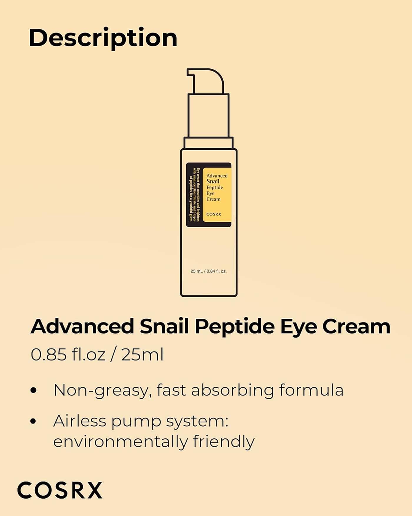 Advanced Snail Peptide Eye Cream
