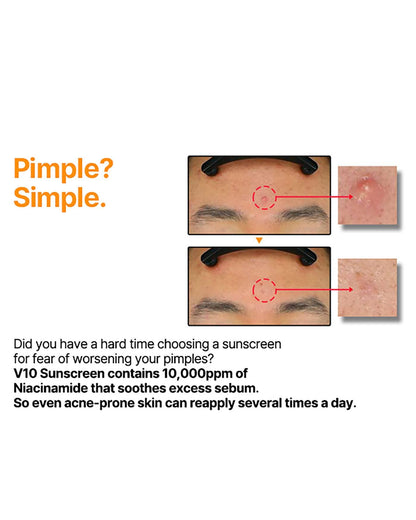 V10 Hyal Airfit Sunscreen Broad Spectrum SPF50 Sunscreen SOME BY MI 