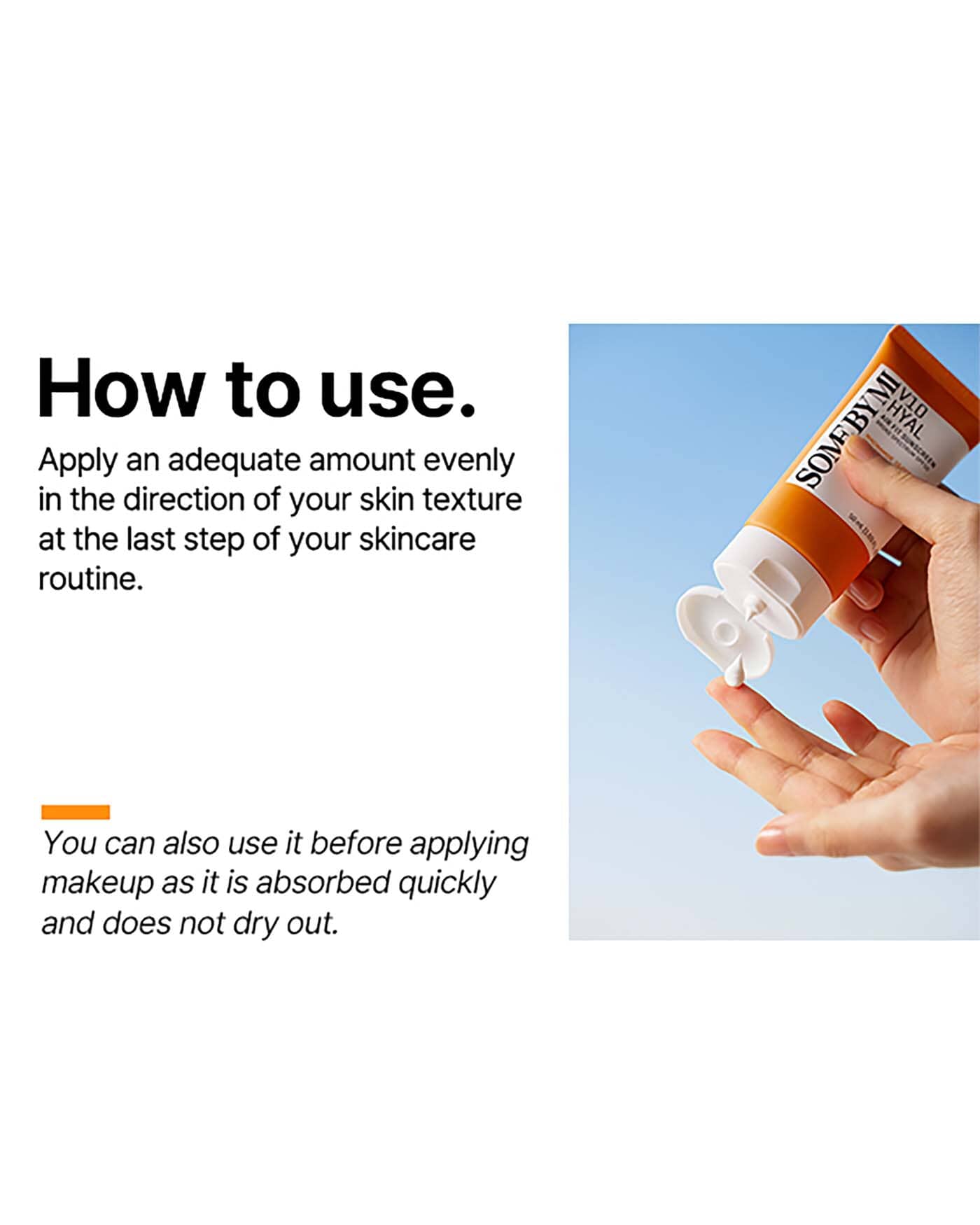 V10 Hyal Airfit Sunscreen Broad Spectrum SPF50