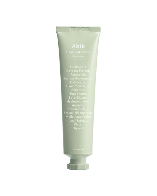 Heartleaf Crème Calming Tube Facial Moisturizer Abib 