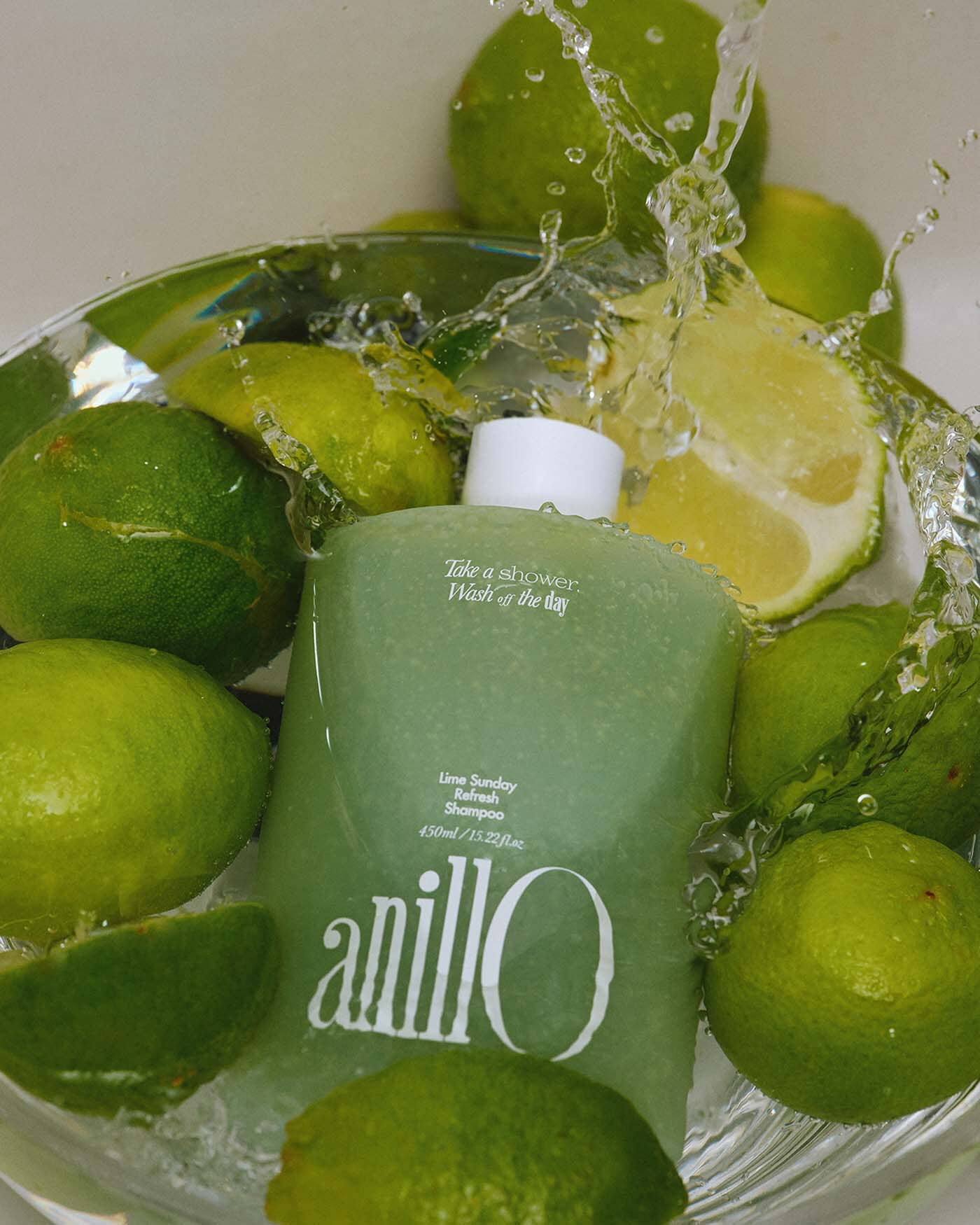 Lime Sunday Refresh Shampoo Shampoo Anillo 