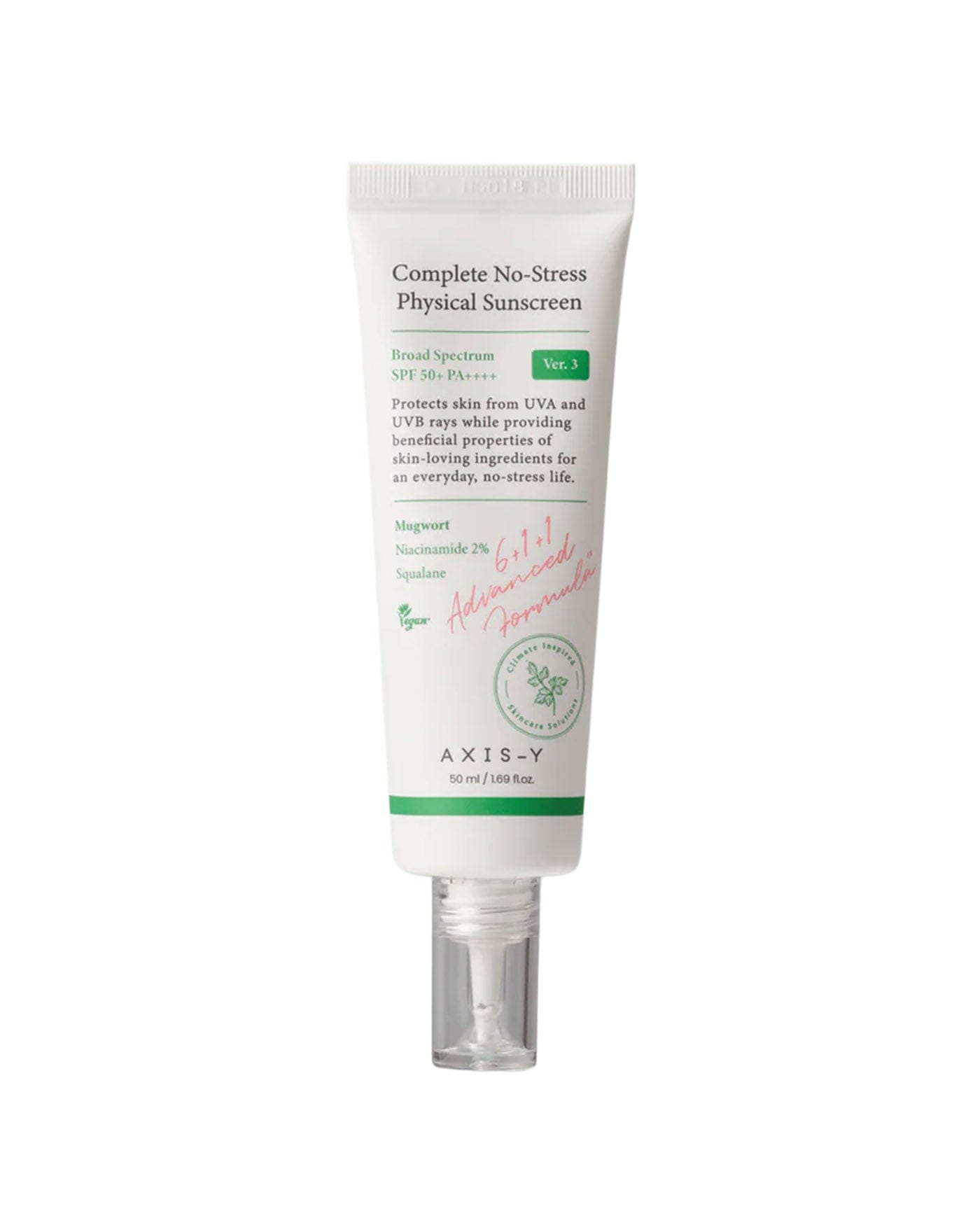 Complete No-Stress Physical Sunscreen SPF 50+