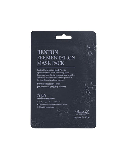 Fermentation Mask Pack Sheet Mask BENTON 