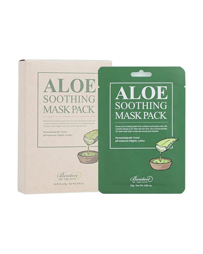 Aloe Soothing Mask Pack (10 Pack) Sheet Mask BENTON 