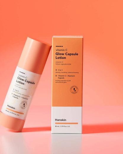 Vitamin C Glow Capsule Lotion Facial Moisturizer HANSKIN 