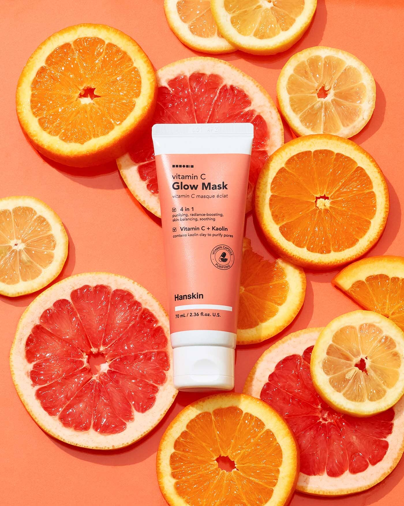 Vitamin C Glow Mask Wash Off Masks HANSKIN 