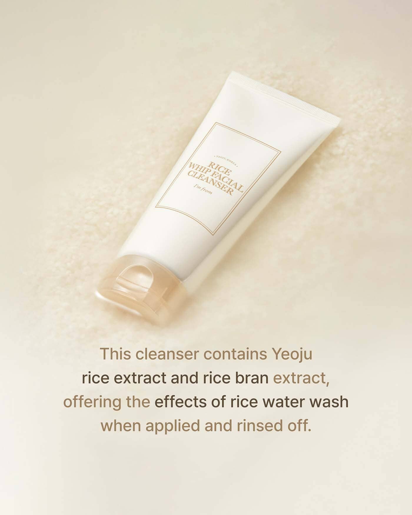 Rice Whip Facial Cleanser Water Cleanser I'M FROM 