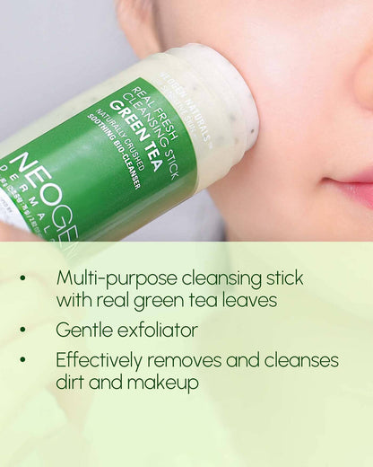 Real Fresh Green Tea Cleansing Stick Water Cleanser NEOGEN 
