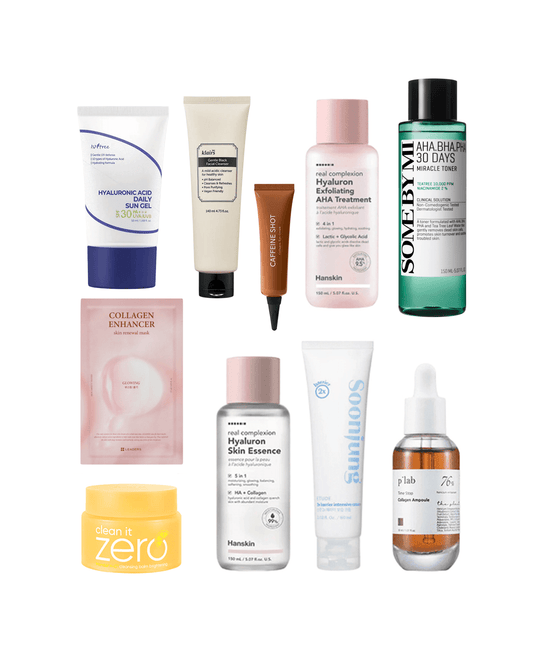 10-Step Korean Skin Care Routine Set (Dry Skin Type) Skincare Set SOKO GLAM 