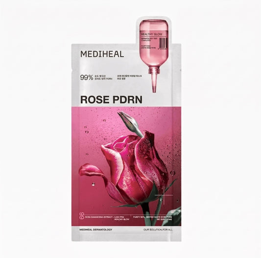 Rose PDRN Essential Mask Healthy Glow (4 pack) Sheet Mask MEDIHEAL 