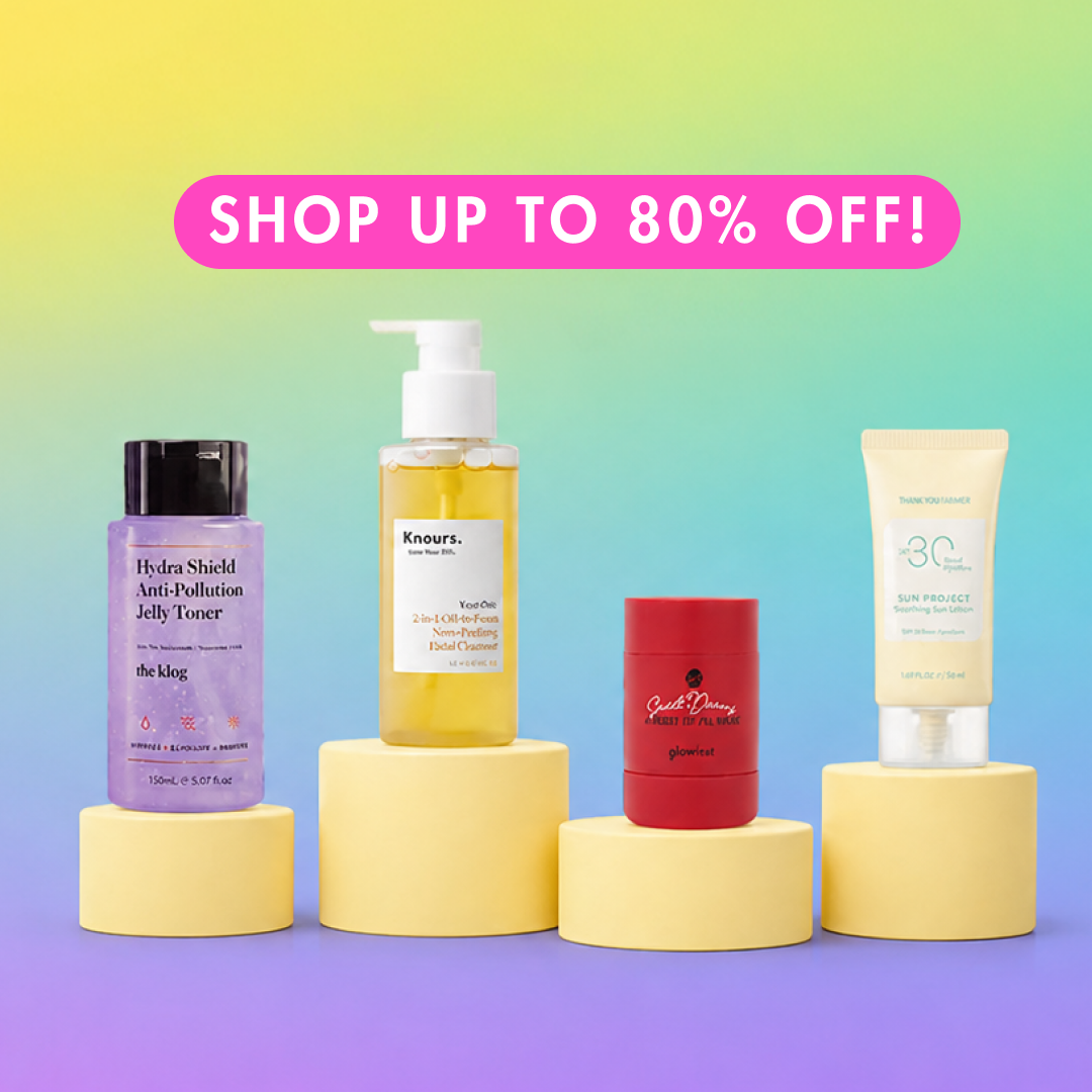 Up to 80% off K-Beauty