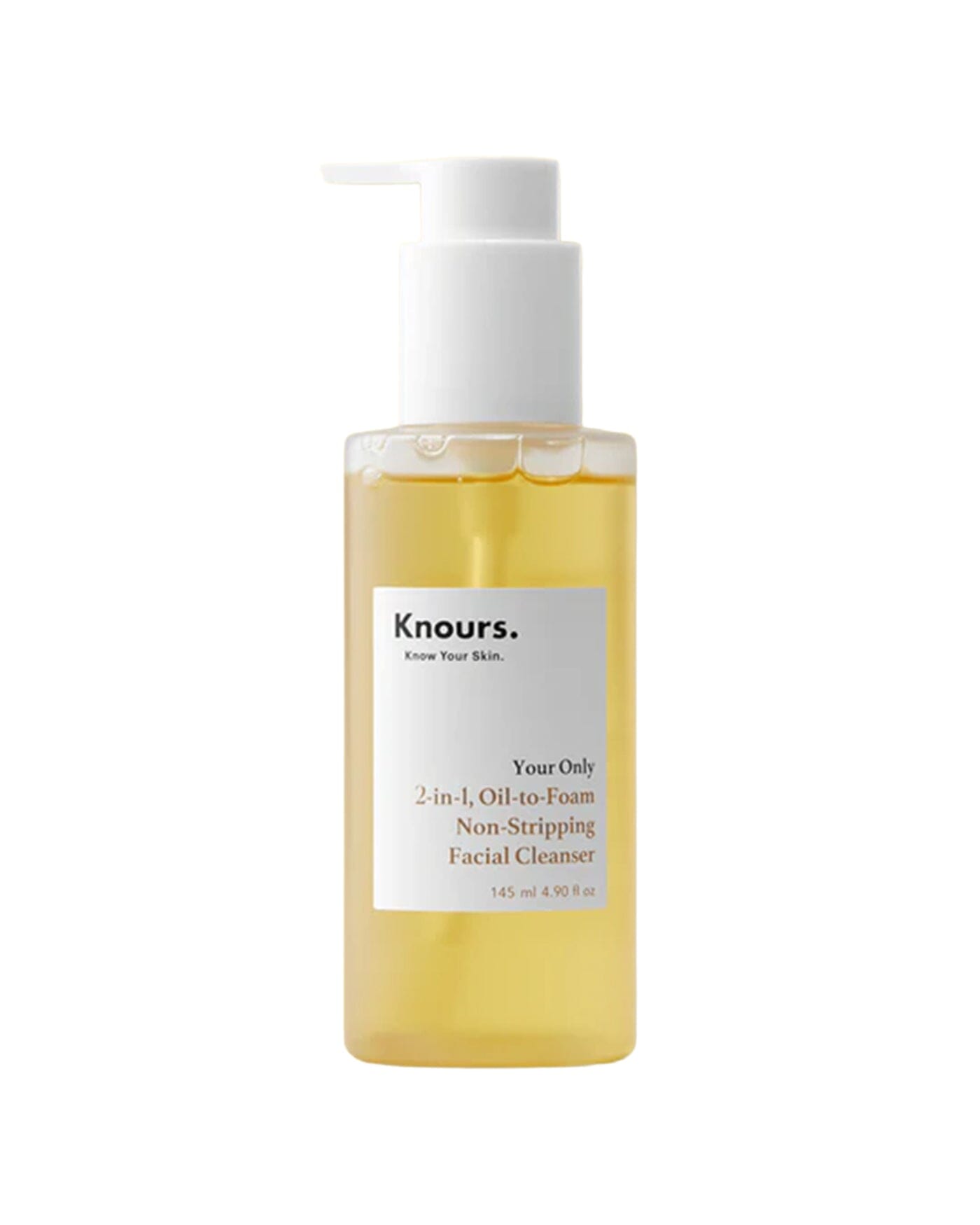 2-in-1, Oil-to-Foam Non-Stripping Facial Cleanser Water Cleanser Knours 