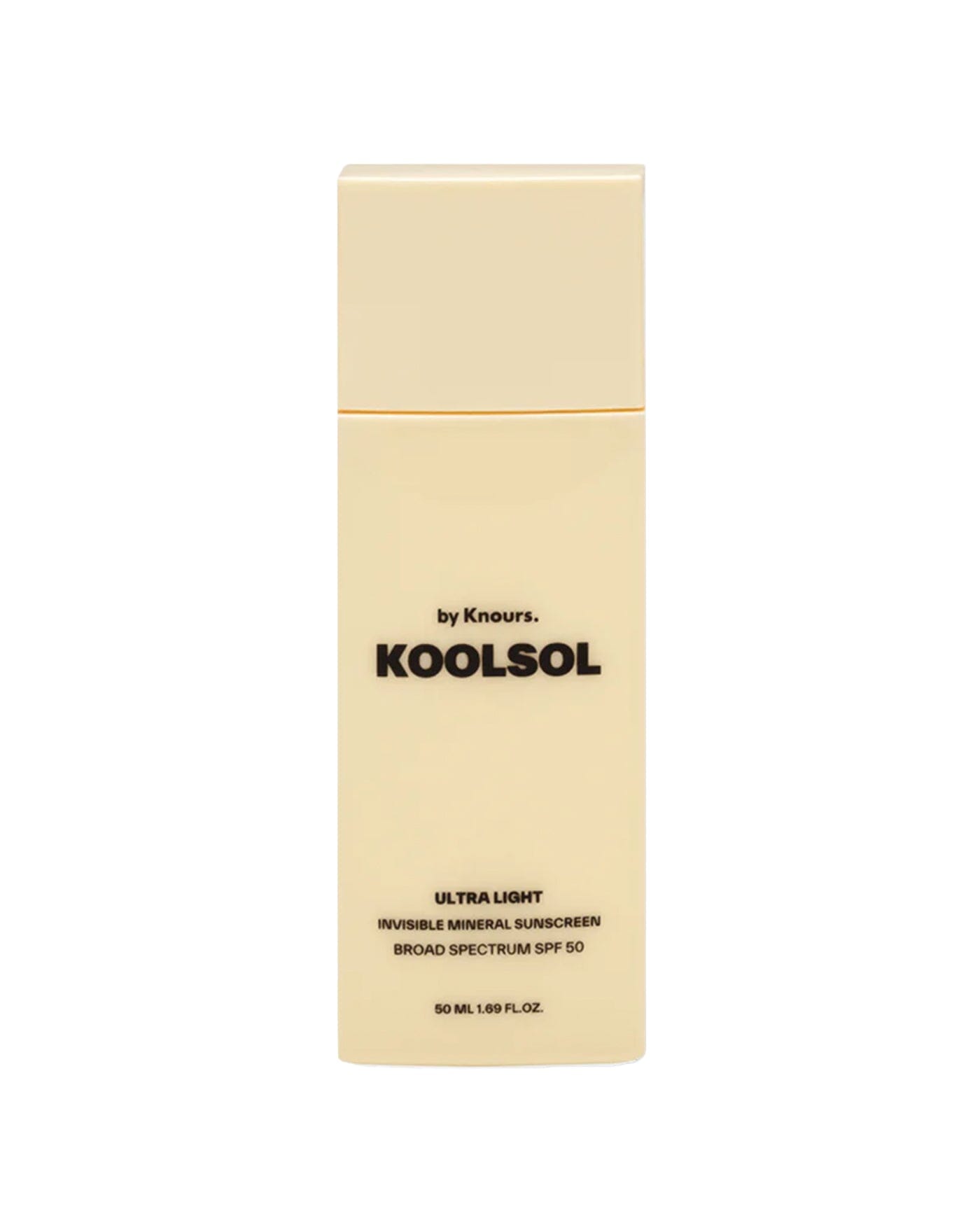 Koolsol Ultra Light Invisible Mineral Sunscreen Broad Spectrum SPF 50 Sunscreen Knours 
