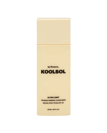 Koolsol Ultra Light Invisible Mineral Sunscreen Broad Spectrum SPF 50 Sunscreen Knours 