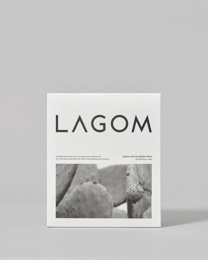 Aqua Cactus Mask Pack (5 Pack) Sheet Mask LAGOM 