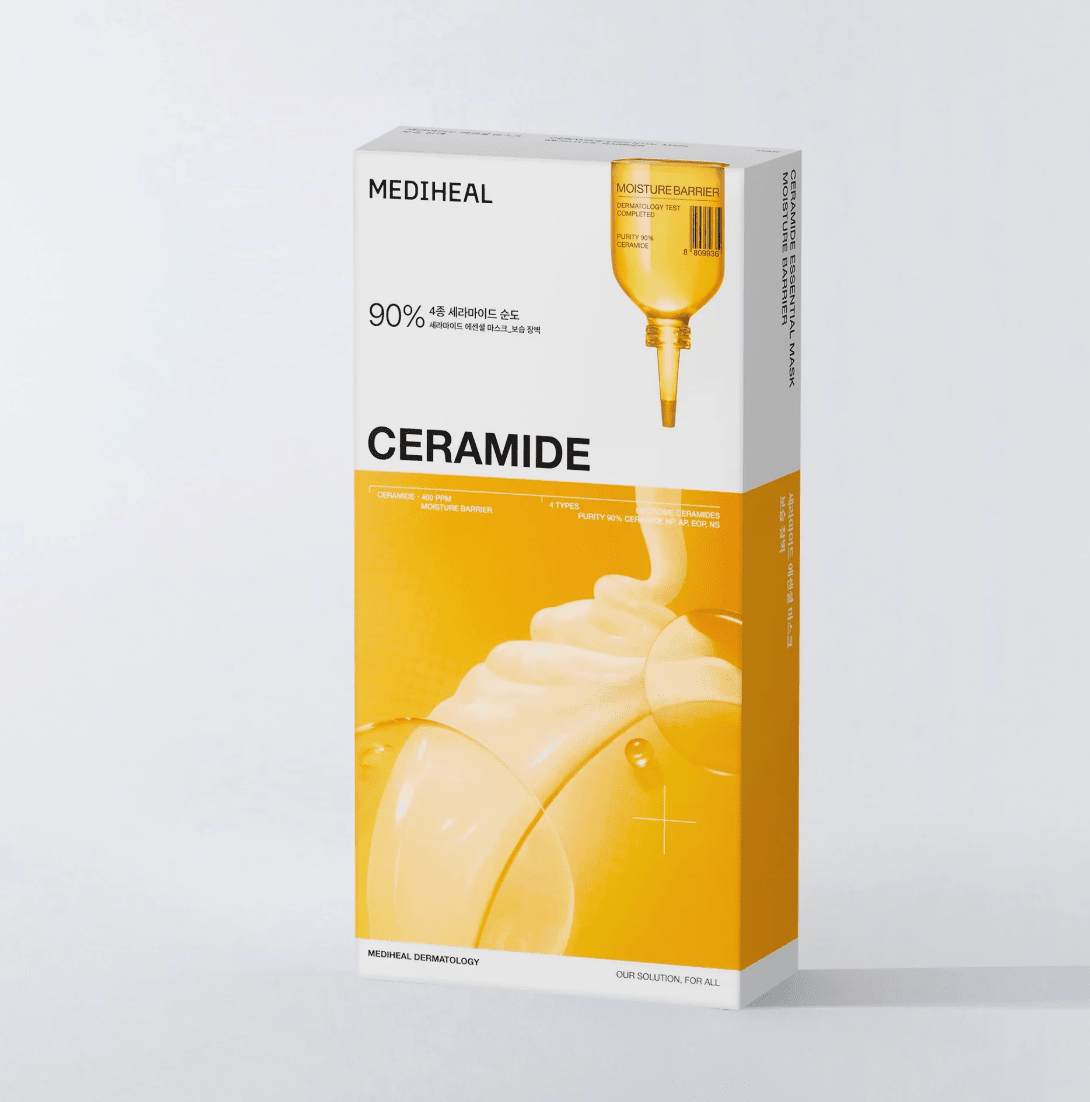 Ceramide Essential Mask Moisture Barrier (4 pack) Soko Glam 