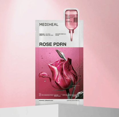 Rose PDRN Essential Mask Healthy Glow (4 pack) Soko Glam 