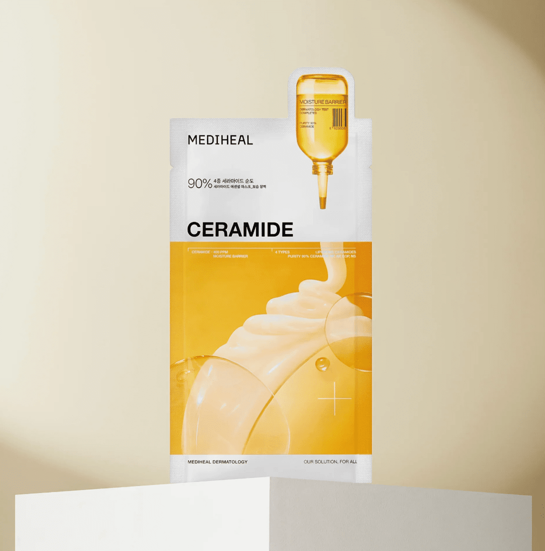Ceramide Essential Mask Moisture Barrier (4 pack) Soko Glam 