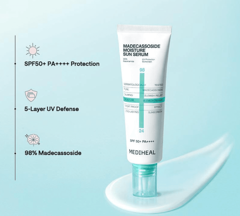 Madecassoside Moisture Sun Serum