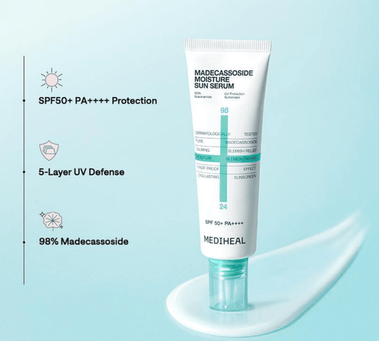 Madecassoside Moisture Sun Serum Soko Glam 