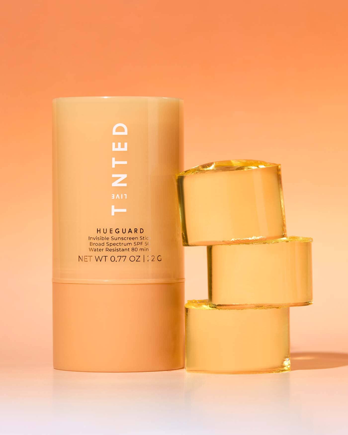Hueguard Invisible Sunscreen Stick SPF 50 Sunscreen Live Tinted 