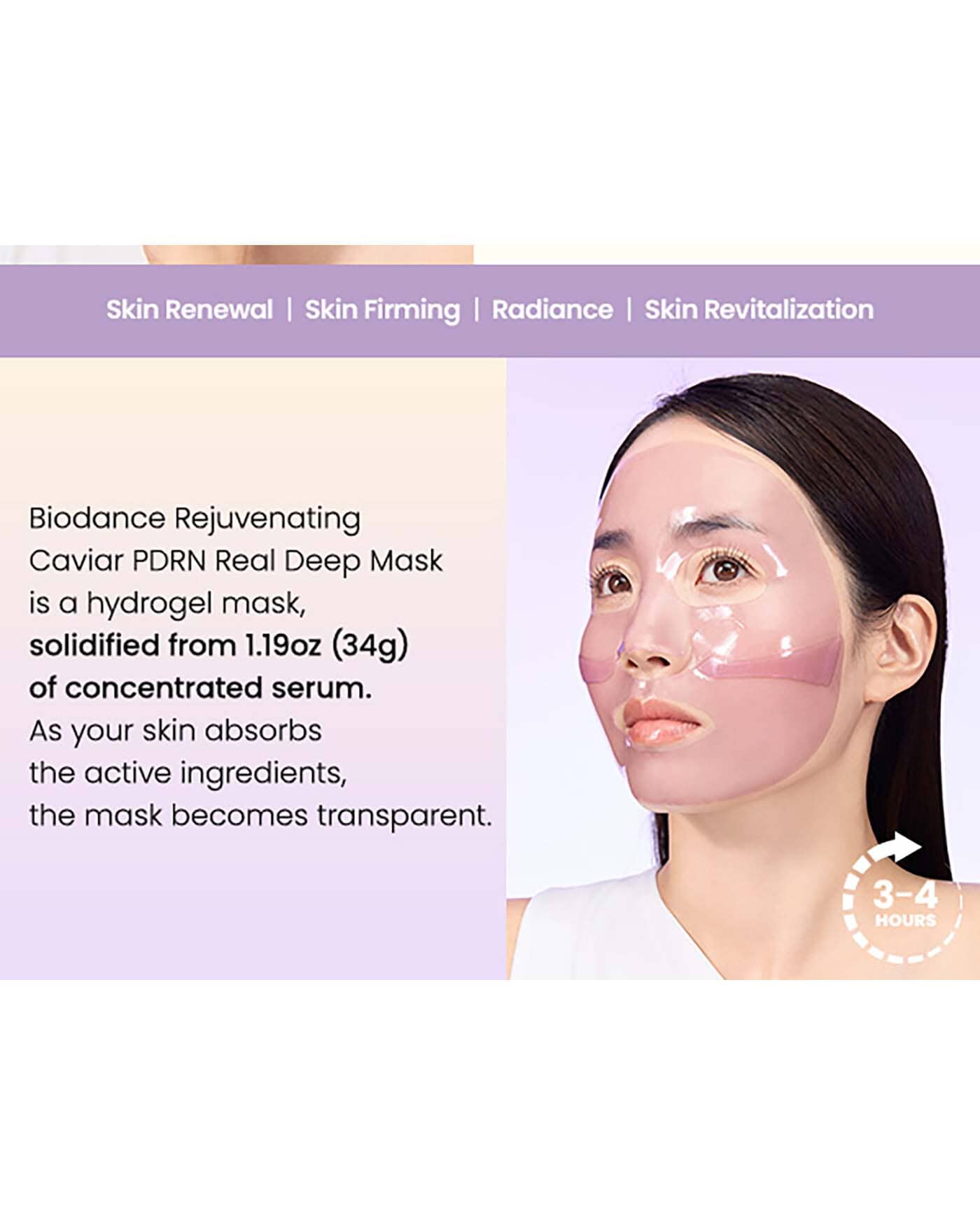 Rejuvenating Caviar PDRN Real Deep Mask